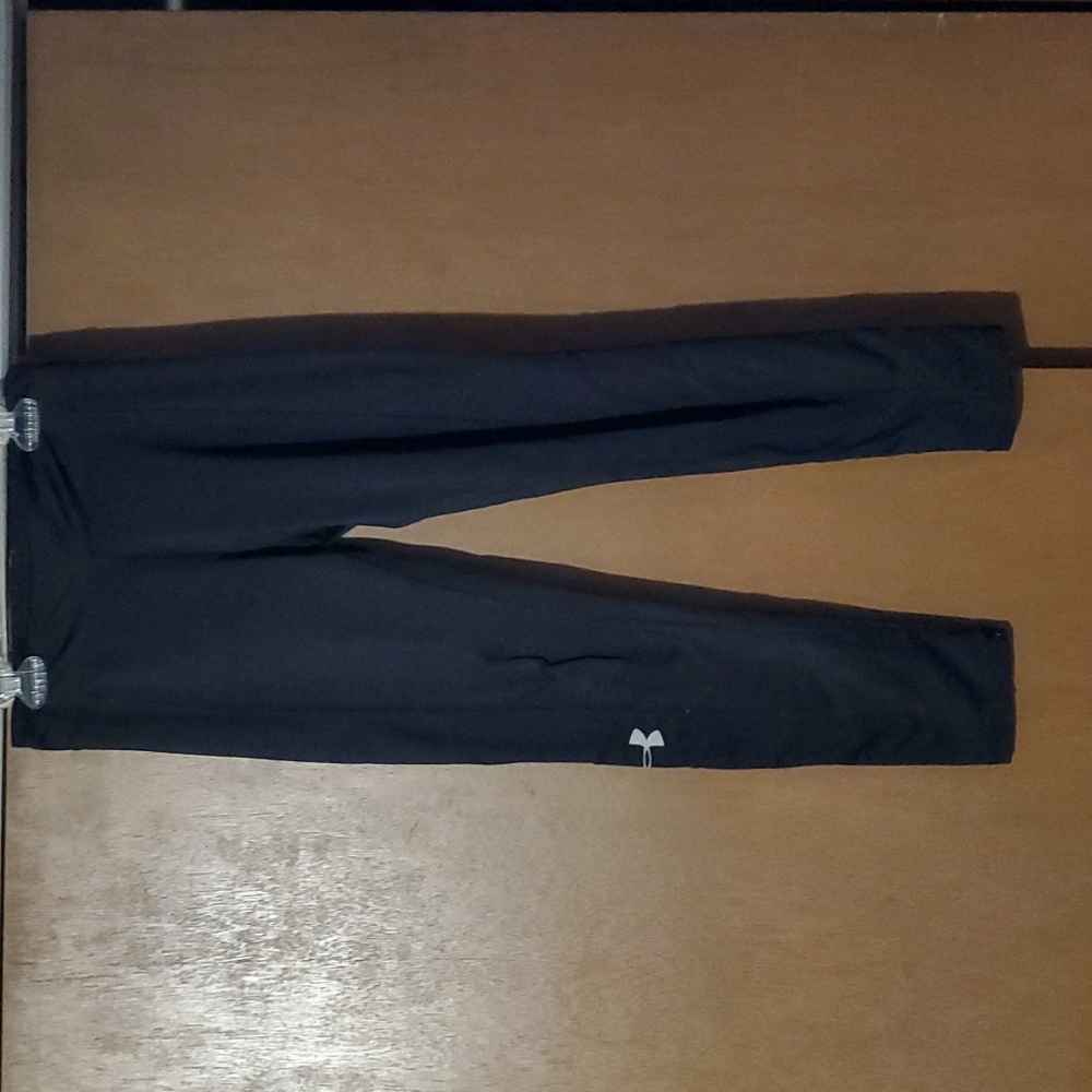Under Armour Youth black legging style track pants